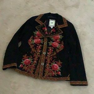 Paparazzi Embroidered lined jacket